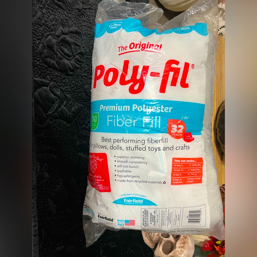 Poly fil for pillow making